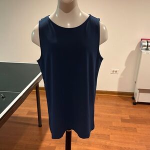 Banana Republic Deep Blue Sleeveless Blouse
